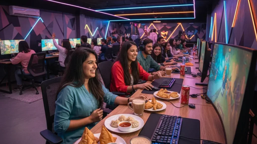 How India's Gaming Café Boom Is Reshaping Urban Food Culture